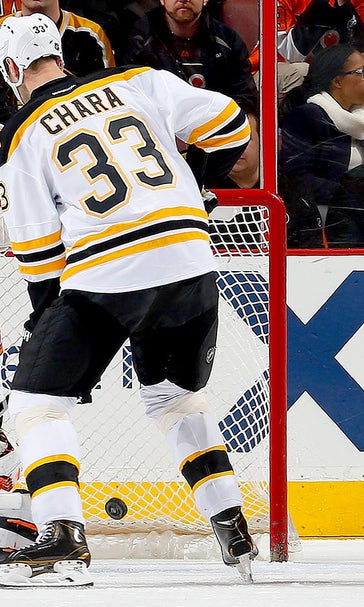 Iginla, Chara score two apiece to lead Bruins over Flyers
